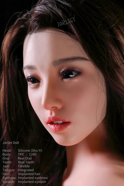 Jarliet 149cm/4'11" E-Cup Silicone Head TPE Body