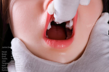 Jarliet 149cm/4'11" E-Cup Silicone Head TPE Body