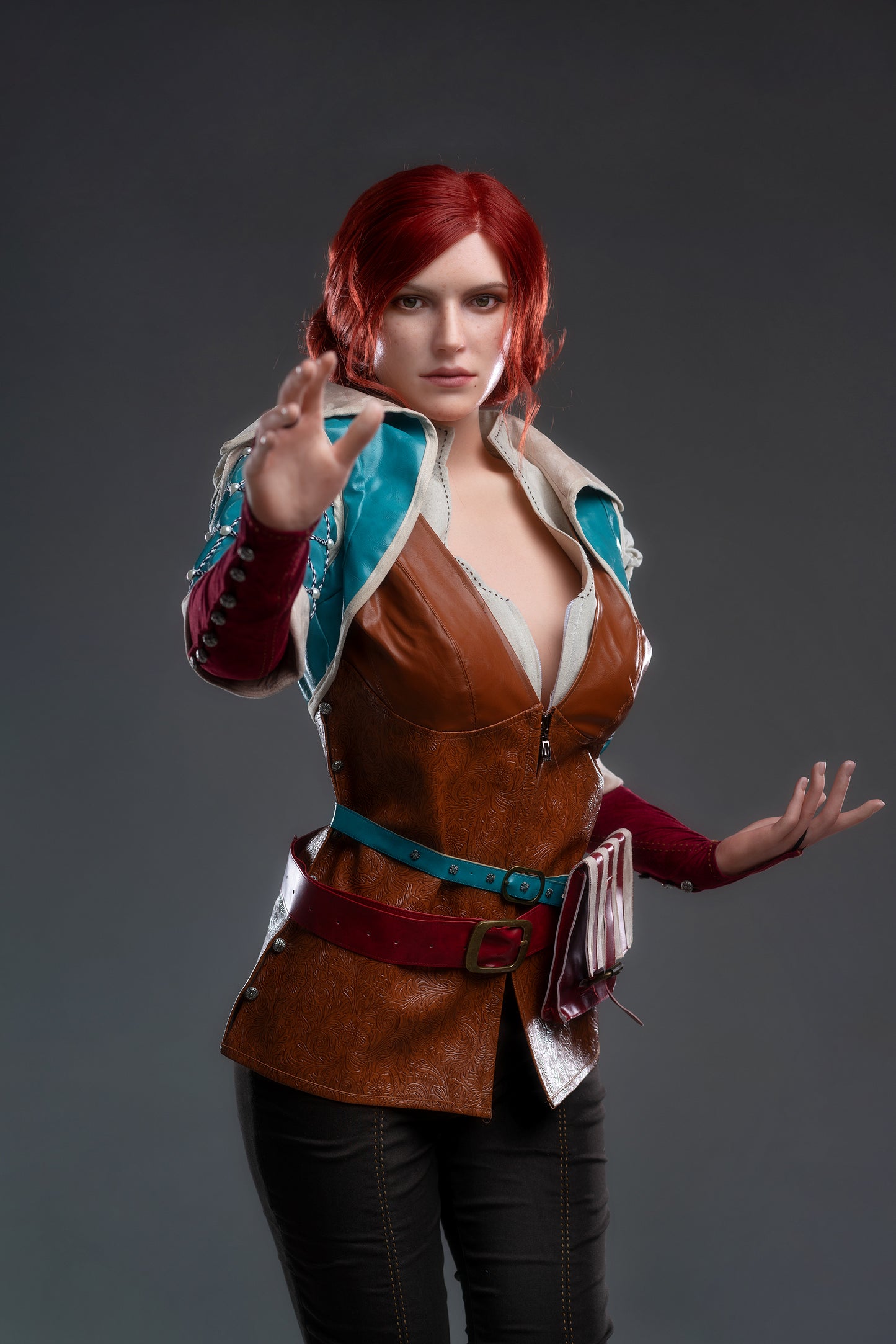 Game Lady Triss 168cm/5'6" E-Cup Silicone