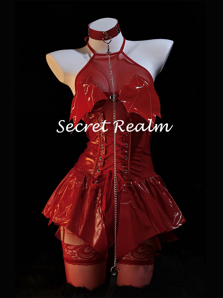 Sexy Little Devil Red Uniform Set