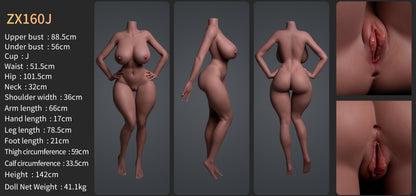 ZELEX SLE 160cm/5'3" J-Cup Silicone