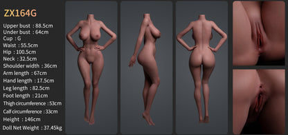 ZELEX SLE 164cm/5'4" G-Cup Silicone